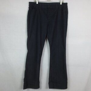 NEW NYDJ Jeans Dark Indigo Denim High Rise Stretch Straight Plus Petite Size 18P